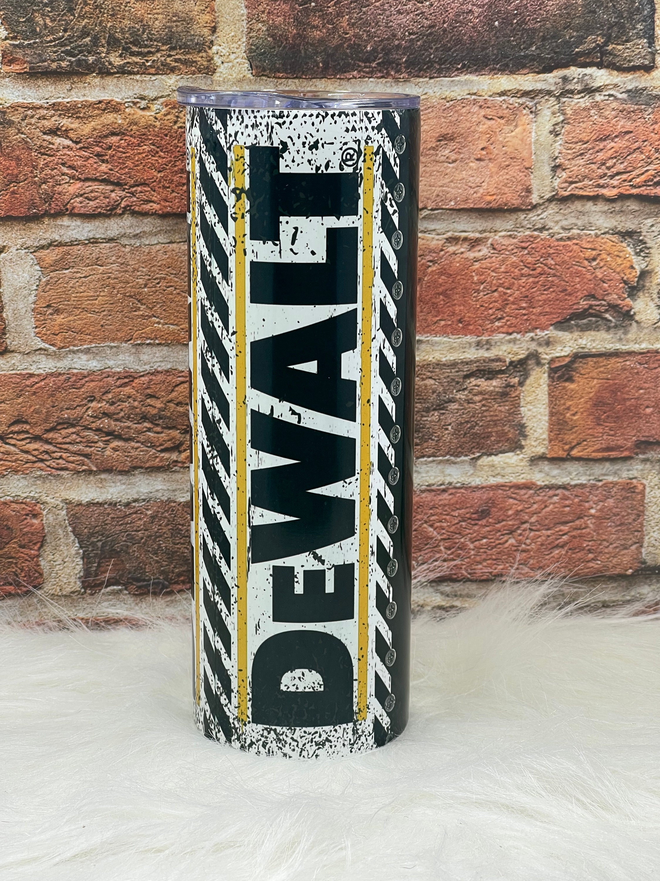 Dewalt Tools, 20 Ounce Stainless Steel Tumbler Cup, Custom Design ...