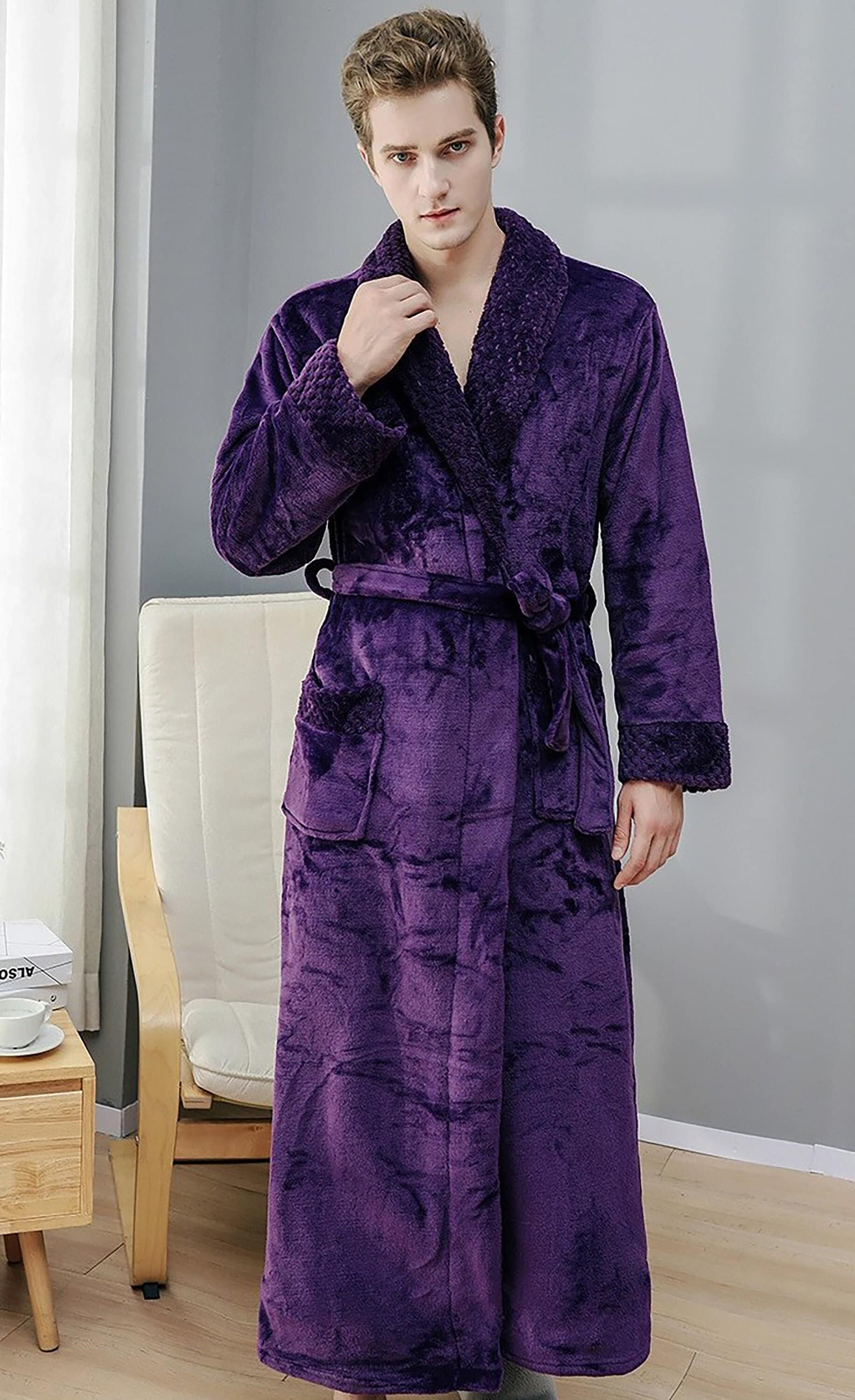 Gucci Embroidered Velvet Dressing Gown for Men