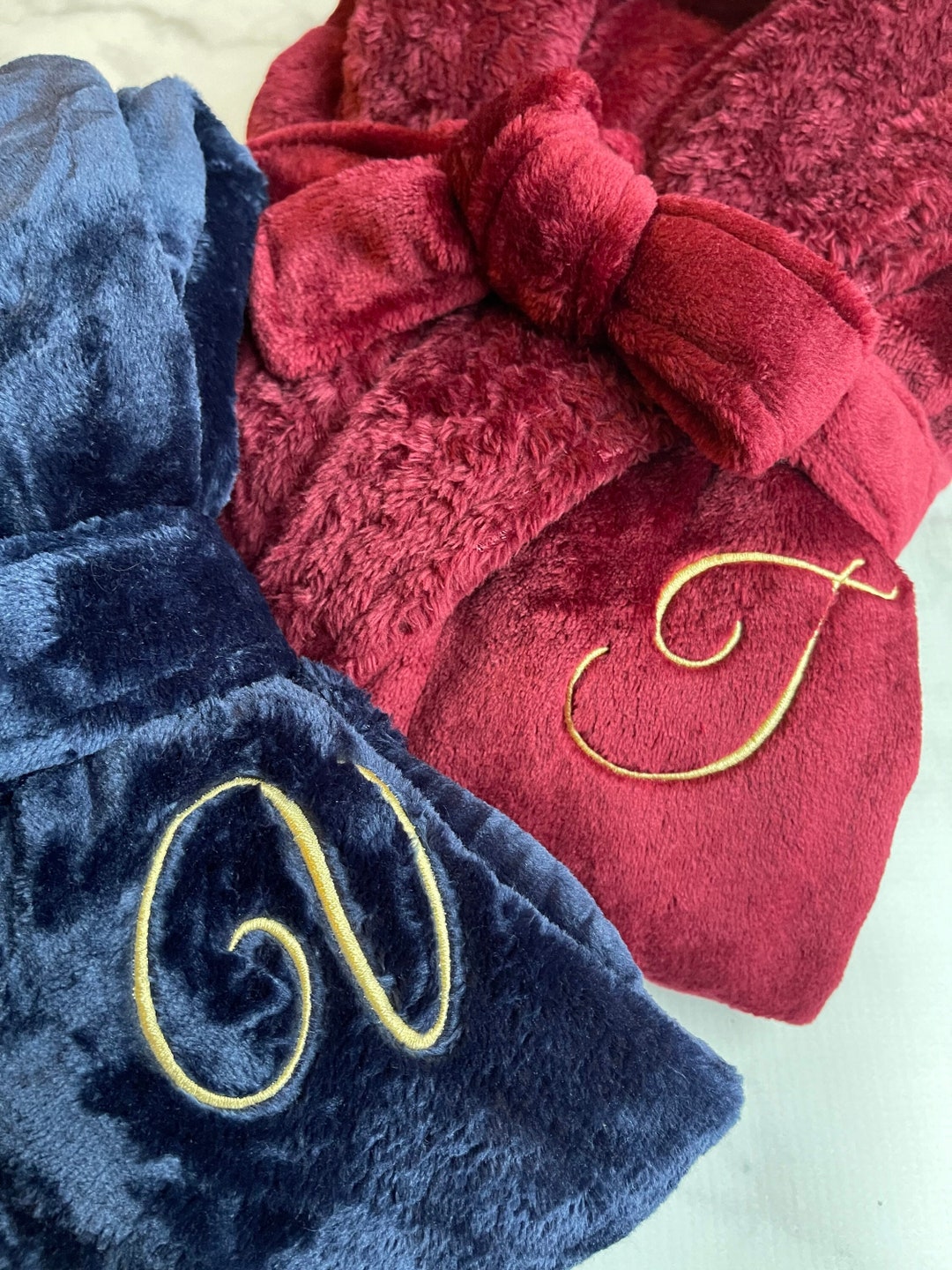 Womens Robes Plush Robes Fleece Bathrobe Robes for Women Personalized