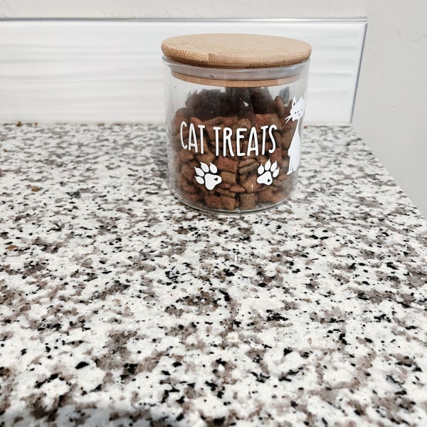 Cat Treat Jar Etsy