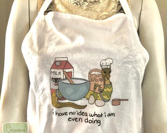 Silly Ball Python Baking Apron