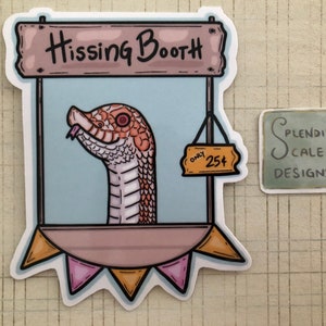 Hognose Snake Hissing Booth Reptile Vinyl Sticker Various Morphs