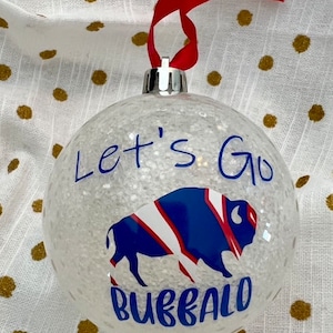 Buffalo Bills Christmas Ornament - Choose Your Design - One Ornament
