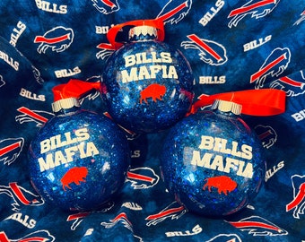Buffalo Bills “Bills Mafia” Ornament - Set of Three