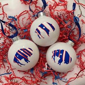Buffalo Bills - Buffalo Ornament - Set of Three