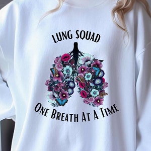Respiratory Therapist Sweatshirt, Pulmonary Nurse Sweatshirt, Floral Lung Shirt, Respiratory Nurse Gift, Respiratory Therapist Shirt,