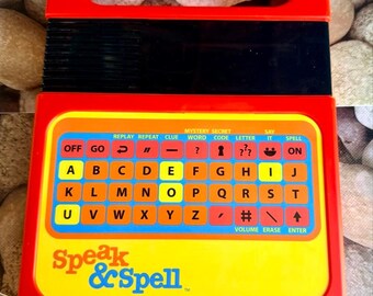 Vintage Speak and Spell