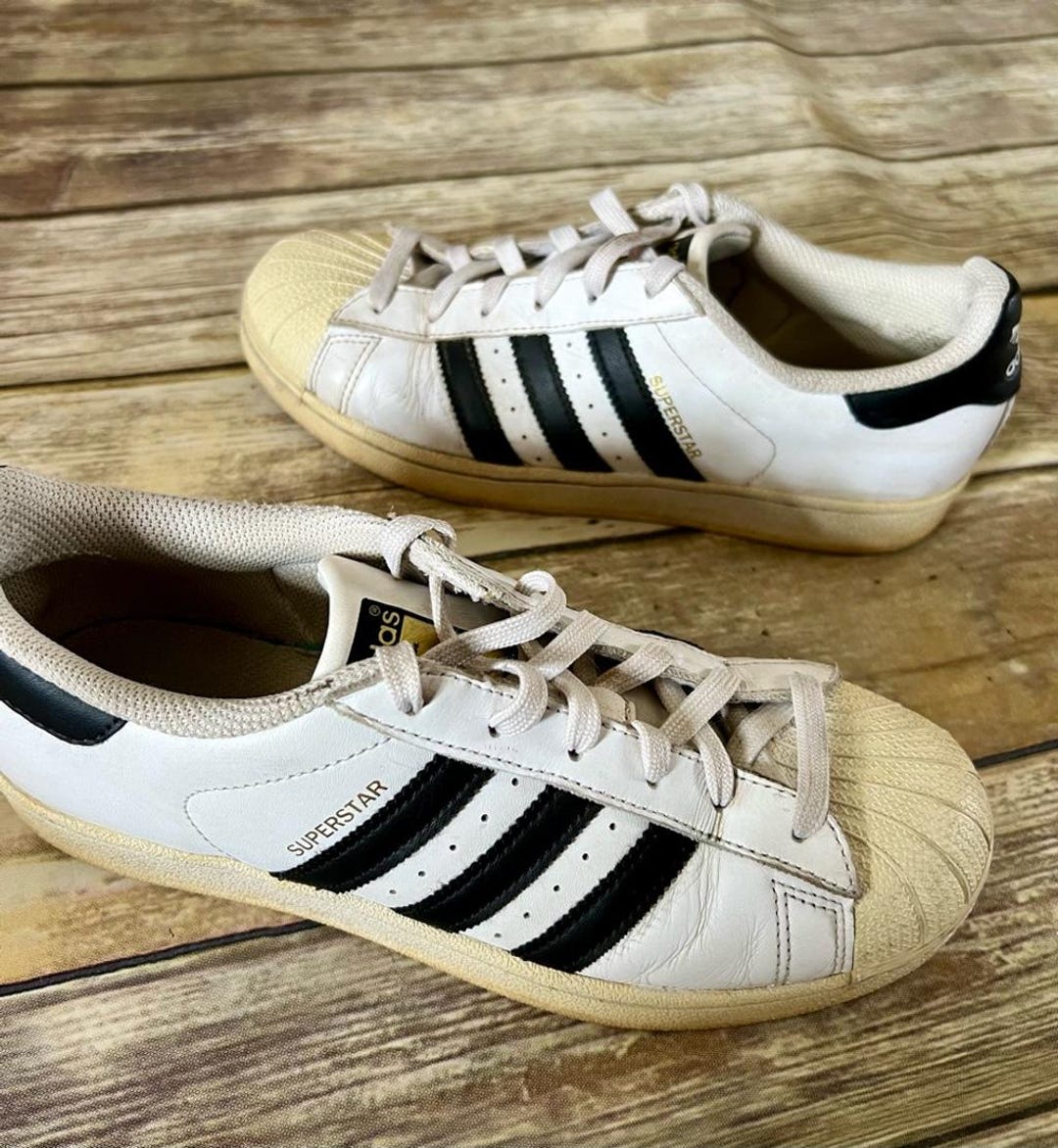 Vintage Adidas Superstar Sneaker-size 6 - Etsy