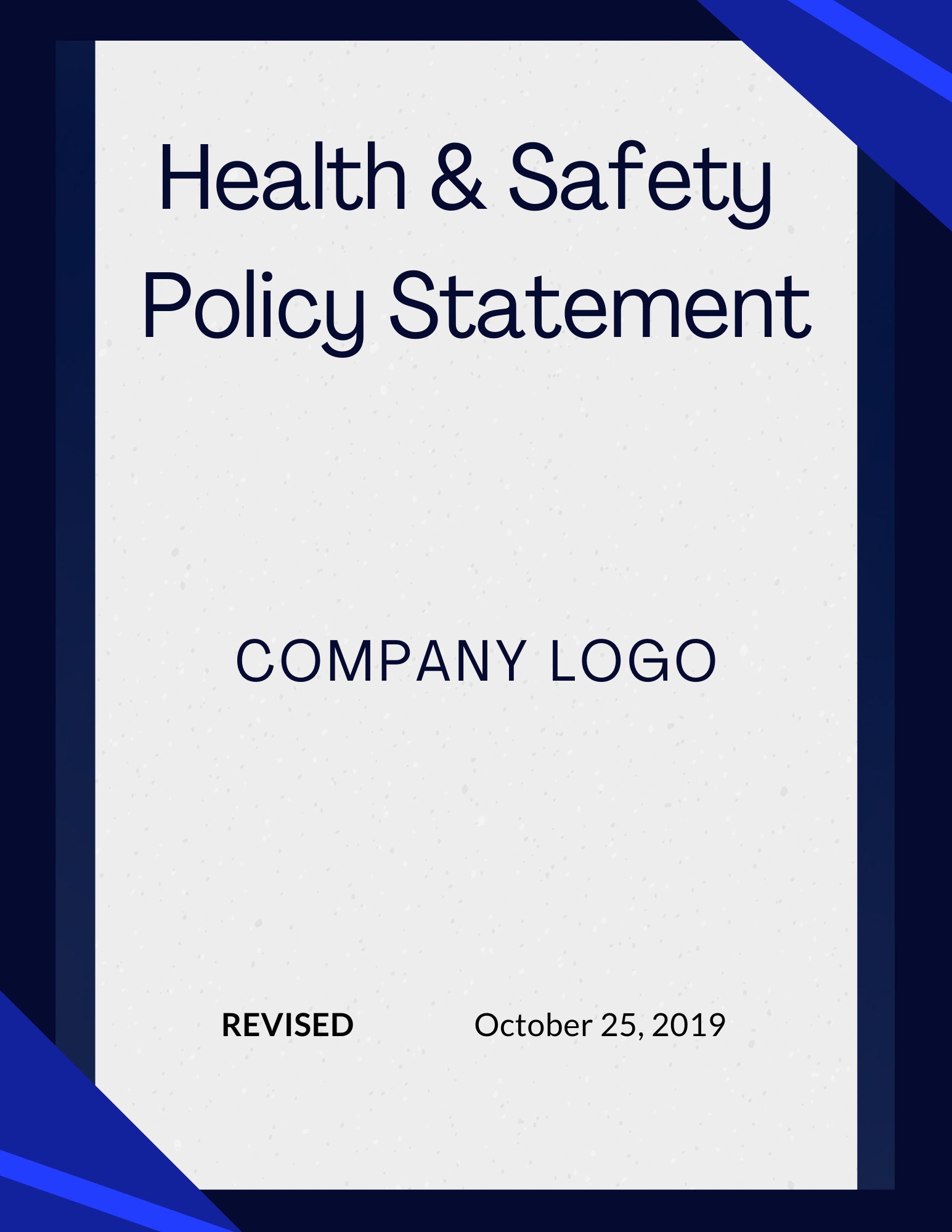 Health Safety Policy Statement template Etsy health-safety-policy-statement-template-etsy