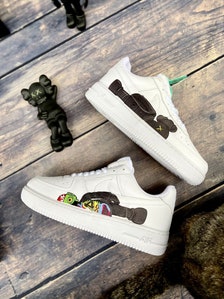 AF1 White X Drip LV (Painted) – Customs Queen