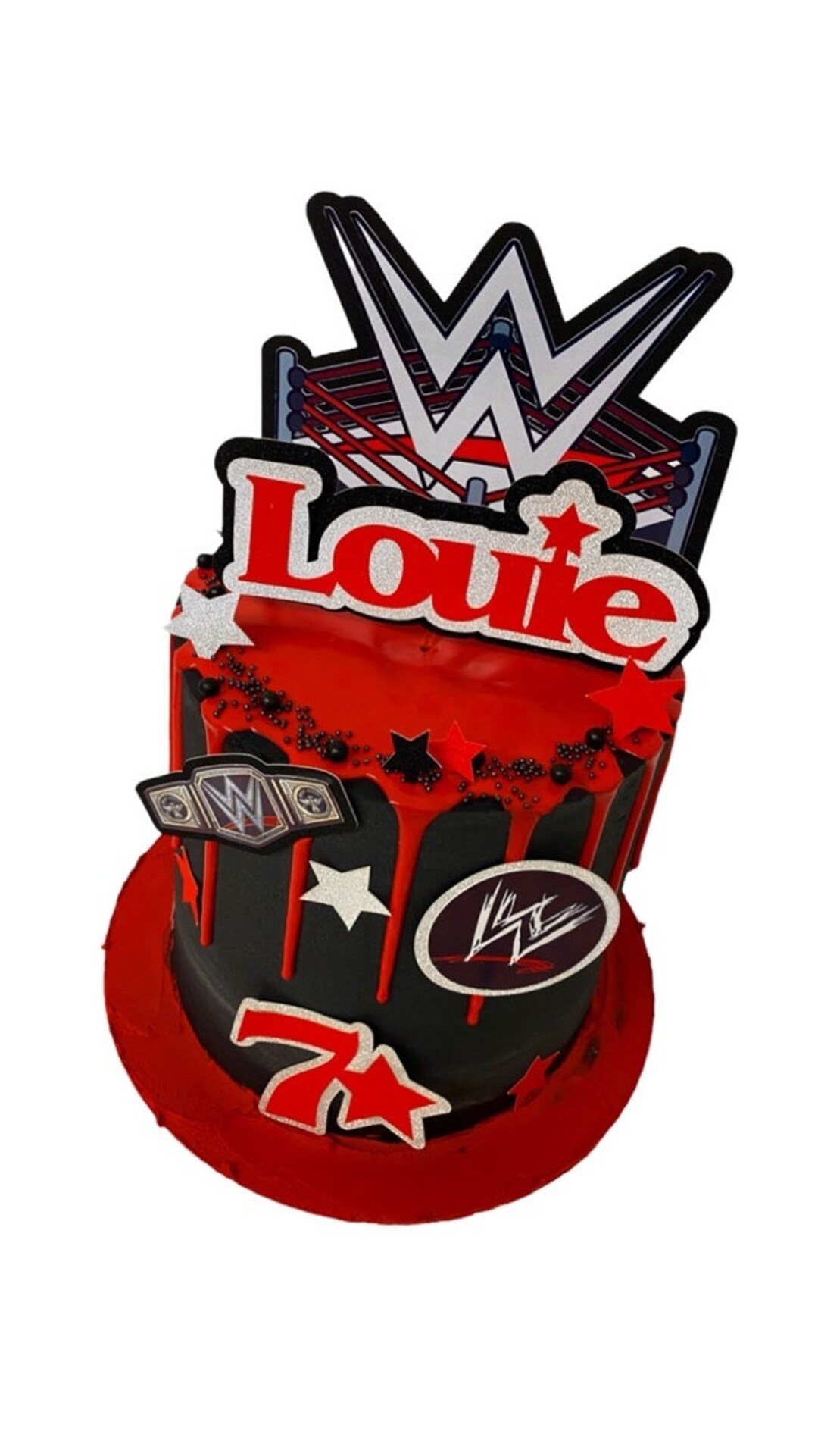 WWE Cake Topper Bundle Etsy