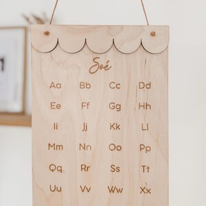 Regalo de inscripción a la escuela primaria ABC School | Regalo de regreso a clases | tablero de letras | idea de regalo para escolares