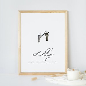 Cartel de nombre personalizable, cartel de nacimiento, regalo para nacimiento, cumpleaños, bautismo, comunión, baby shower, baby shower