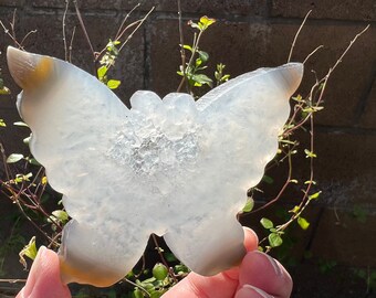Druzy Achat Schmetterling Kristall