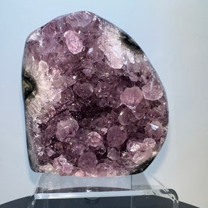 Purple Amethyst Quartz Crystal Free Form Sparkly