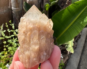 Citrine Kundalini Quartz Crystal cluster