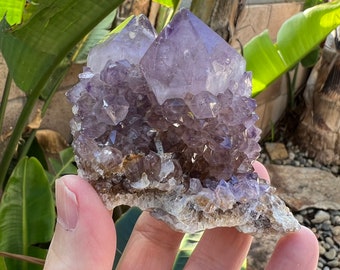Amethyst Lavender Spirit Quartz Crystal Double Point AAA Quality