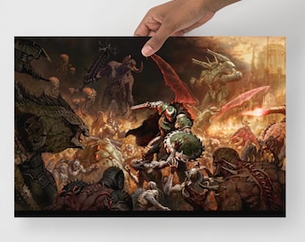 DOOM Eternal』のドゥームスレイヤーの高品質ポスター - Etsy 日本