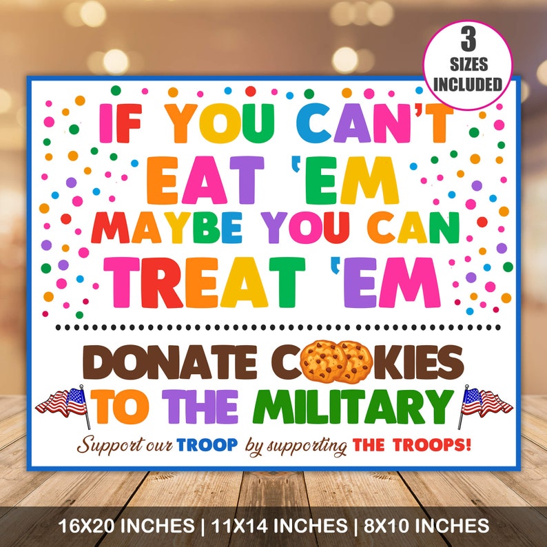 Printable Cookie Booth Sign Set, We Accept Payments Sign Cash, Credit ...