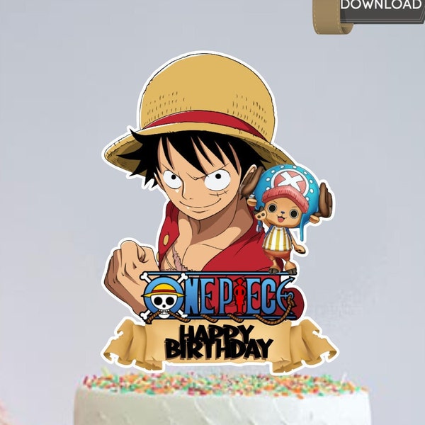 Imprima e corte um bolo de uma peça | 12 Toppers de cupcakes - Download instantâneo