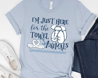 Towel Animals shirt, resort Shirt, Cruise lover gift, Family vacation tShirt, cruiser tee, cruise director, cruise addict, funny cruising