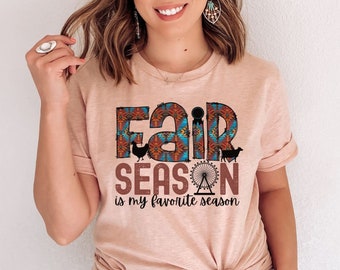 Fair Season shirt, County Fair Shirt, Its Fair Time, State Fair Tshirt, Show Mom 4-H Shirt, Farm Life Summertime Tee, stock show farm animal