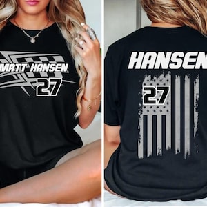 Custom Racing Shirt, Pit Crew, Dirt Track Shirt, BMX Race team Shirt, Go Kart Racing, Personalized Unisex race tee, Custom Your Name Racing