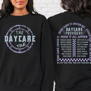 Daycare sweatshirt, Daycare Staff, funny Childcare provider tshirt, cute Daycare Teacher Gift, daycare tour, toddler chasin, infant crew