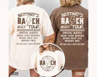 Custom Bach Tour Bachelorette Party Shirts, unisex Comfort Colors Vegas Bachelorette,  Rock Farewell Tour Nashville, rock and roll themed