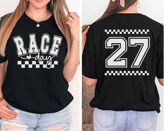 Custom Racing Shirt, Pit Crew, Dirt Track Shirt, BMX Race team Shirt, Go Kart Racing, Personalized Unisex race tee, Custom Your Name Racing