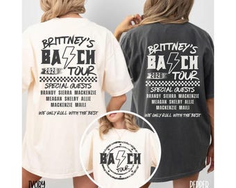 Custom Bach Tour Bachelorette Party Shirts, unisex Comfort Colors Vegas Bachelorette,  Rock Farewell Tour Nashville, rock and roll themed
