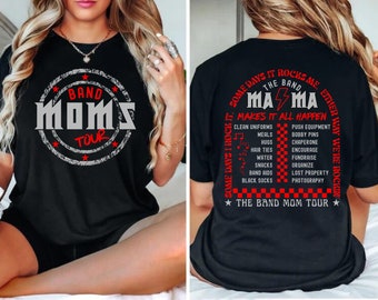 Band Mom Shirt, funny marching Band Mama Gift, School Mom Shirt, Band Mom life, prouD drum Mom Shirt, band moms tour, School Spirit tShirt
