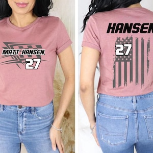 Custom Racing Shirt, Pit Crew, Dirt Track Shirt, BMX Race team Shirt, Go Kart Racing, Personalized Unisex race tee, Custom Your Name Racing