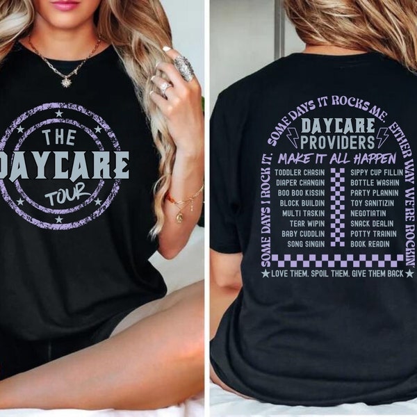 Daycare shirt, Daycare Staff, funny Childcare provider tshirt, cute Daycare Teacher Gift, daycare tour, toddler chasin, infant crew tshirt