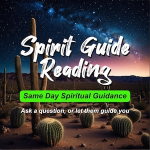 Same Day Spirit Guide Reading - Your Questions Answered - Blind Reading Available