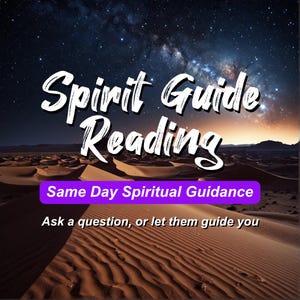 Same Day Spirit Guide Reading - Your Questions Answered - Blind Reading Available