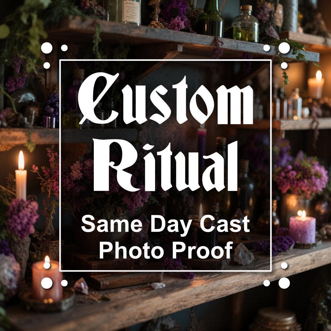 Custom Ritual Initiation Custom Ritual / Custom Working / Same Day Cast / Whatever You Need - Etsy