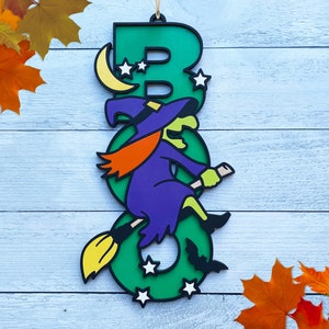 Halloween Door Sign  |  Wicked Witch Halloween Door Sign  |  Wood Halloween Sign  |  Fall Decor  |  Trick or Treat Door Hangar