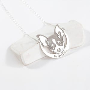 Personalized Chihuahua Silver Necklace • Your Dog Name Necklace • Handmade Fur Friend Gifts • Best Choice for Dog Lovers • Dog Breed Jewelry