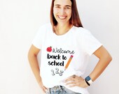 Welcome back to school svg, elementary teacher svg, teacher svg, first day of school svg