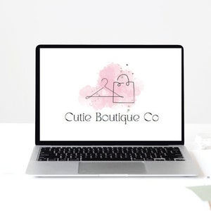 Editable Boutique Logo, Small Business Logo, Modern Logo, Minimalist Logo