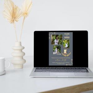 Editable Graduation Announcements With Photo – Customizable Digital ...