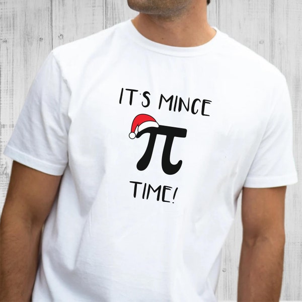 Christmas Maths T-shirt Formula Mince pie Tee Xmas Day Gift for Him, Cute Math Lover Shirt, Maths funny T-shirt Pi shirt, Nerd T-Shirt