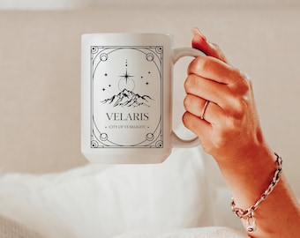 Velaris Mug, Official SJM Merch, International Shipping, City of Starlight Ceramic Mug, ACOTAR Mug, Bookish Gifts, Gifts for Readers,