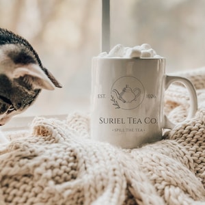Suriel Tea Company Mug, Official SJM Merchandise, International Shipping, ACOTAR Mug, A Court of Thorns and Roses, Spill the Tea mug,