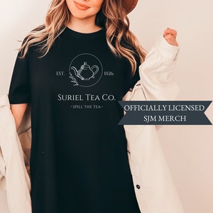 Suriel Tea Co Shirt, offizielle SJM Ware, ACOTAR Shirt, Ein Gericht der Dornen und Rosen Shirt, Gericht der Träume Shirt, Velaris Shirt