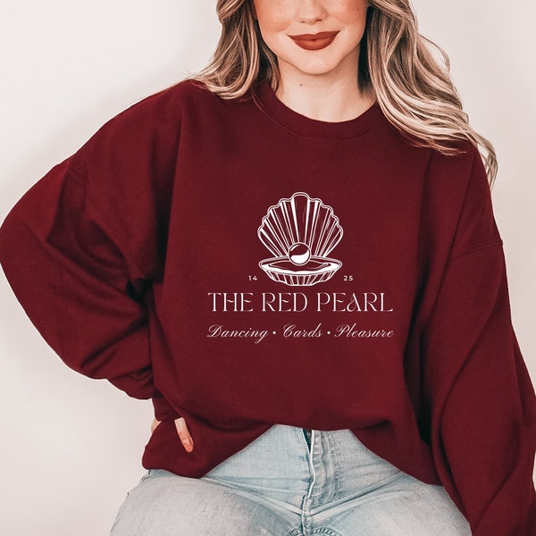 The Red Pearl Sweatshirt, From Blood and Ash Sweatshirt, Miss Willa Colyns Book Club Sweatshirt, FBAA, Bookish Sweatshirt, War of Two Queens