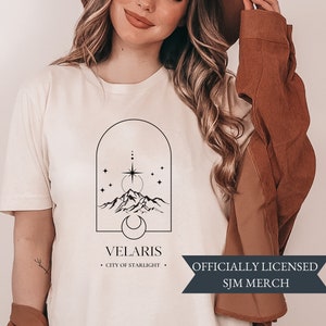 Velaris Shirt, Official SJM Merchandise, The Night Court Shirt, ACOTAR Shirt, City of Starlight Shirt, Feyre Tatoo Shirt, Court of Dreams