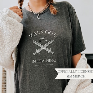 Valkyrie in Training Shirt, Official SJM Merch, ACOTAR Shirt, A Court of Thorns and Roses Shirt, Gifts for book lovers, Gifts for readers