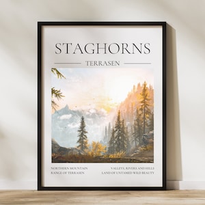 Throne of Glass Wall Art Bundle - Example of Deck-Inspired Art